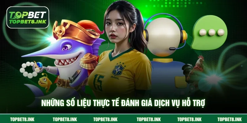Những số liệu thực tế đánh giá dịch vụ hỗ trợ